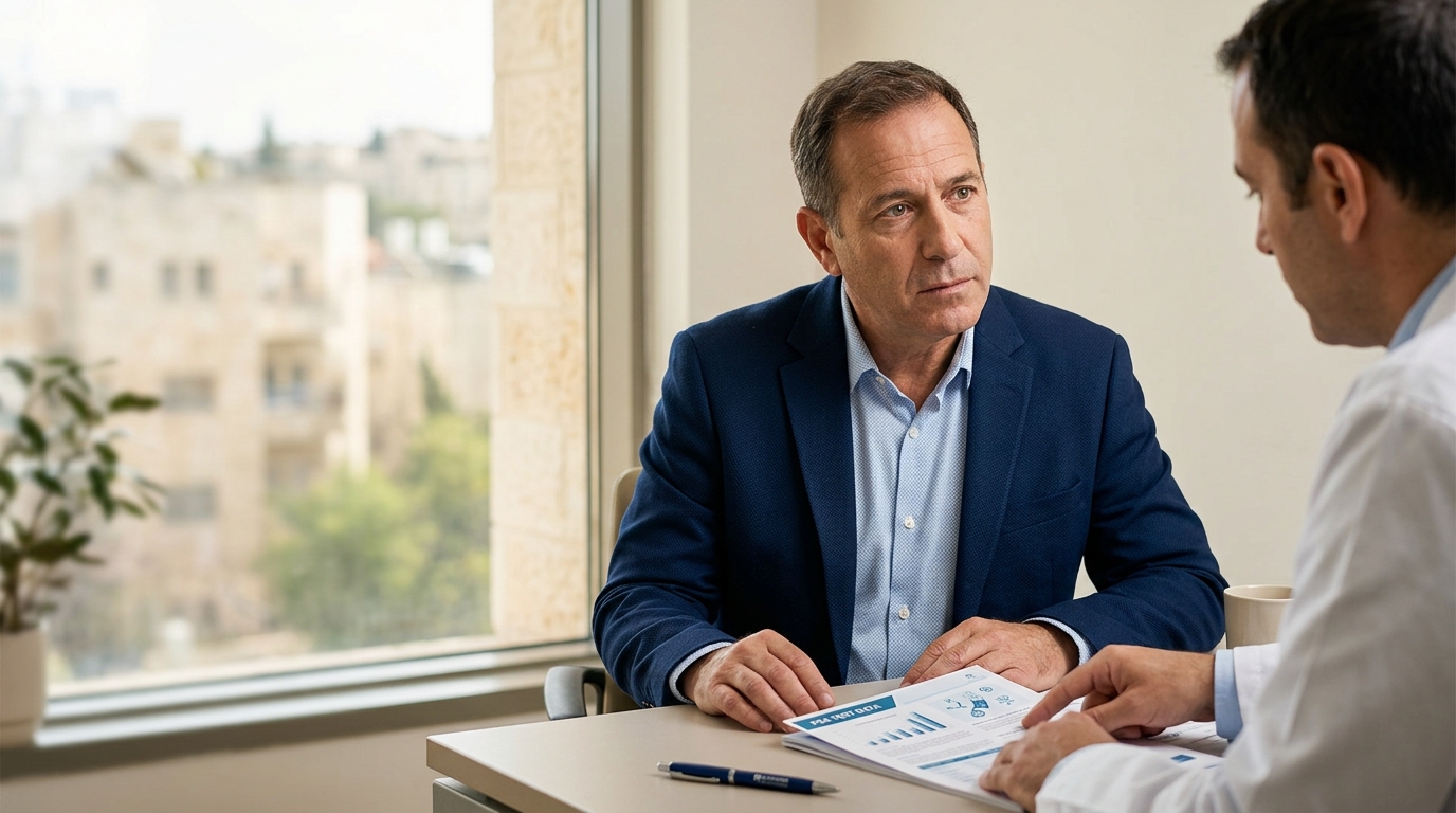 רמות PSA בעלייה? המדריך המלא להבנת התוצאות והצעדים הבאים